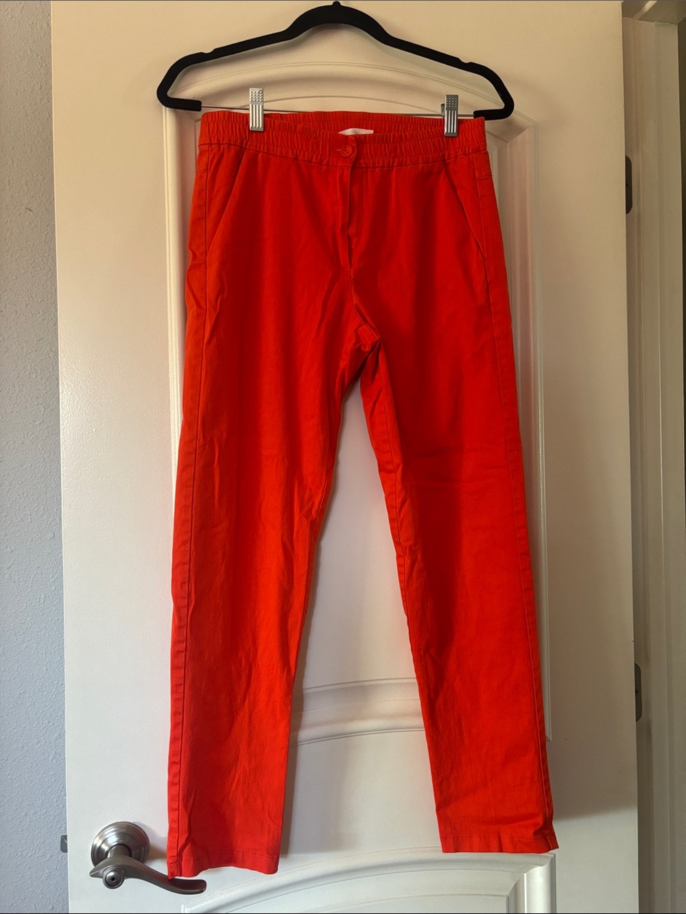 Women’s Slim Casual Pants in Orange